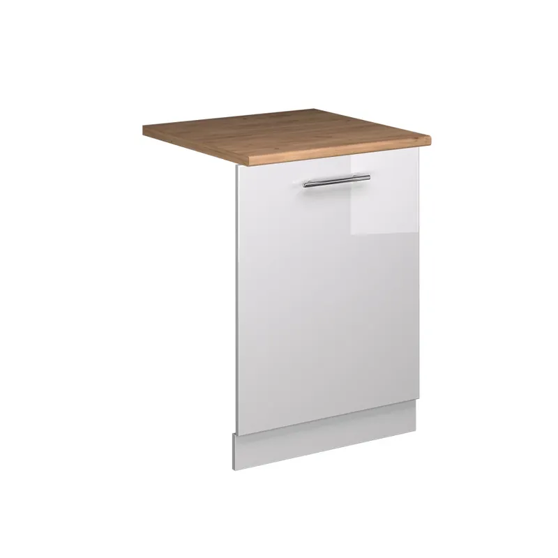 Čelní panel myčky Fame-Line Bílá vysoký lesk 60 cm , PD Dub Vicco Poslední Šance