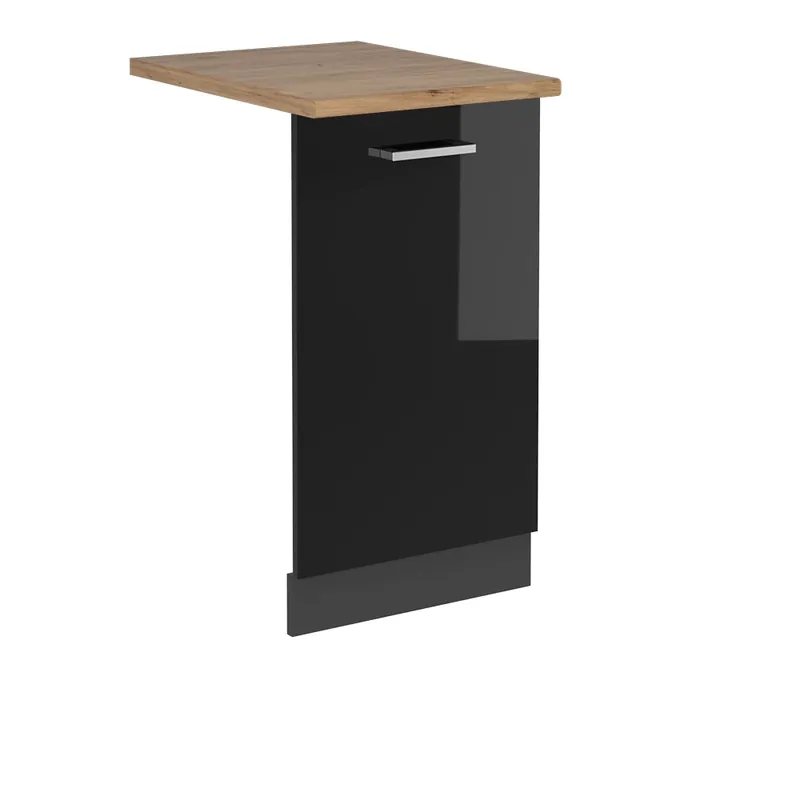 Hit Sezóny Čelní panel myčky R-Line Černý vysoký lesk 45 cm , PD Dub Vicco