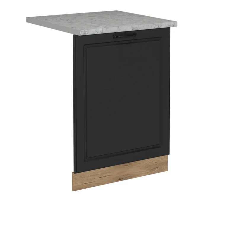 Čelní panel myčky R-Line Antracitový venkovský dům 60 cm s pracovní deskou Vicco Super Cena