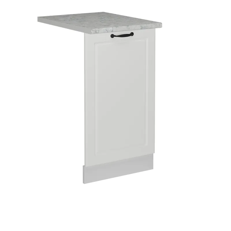 Cenová Bomba Čelní panel myčky R-Line Bílý venkovský dům 45 cm s pracovní deskou Vicco