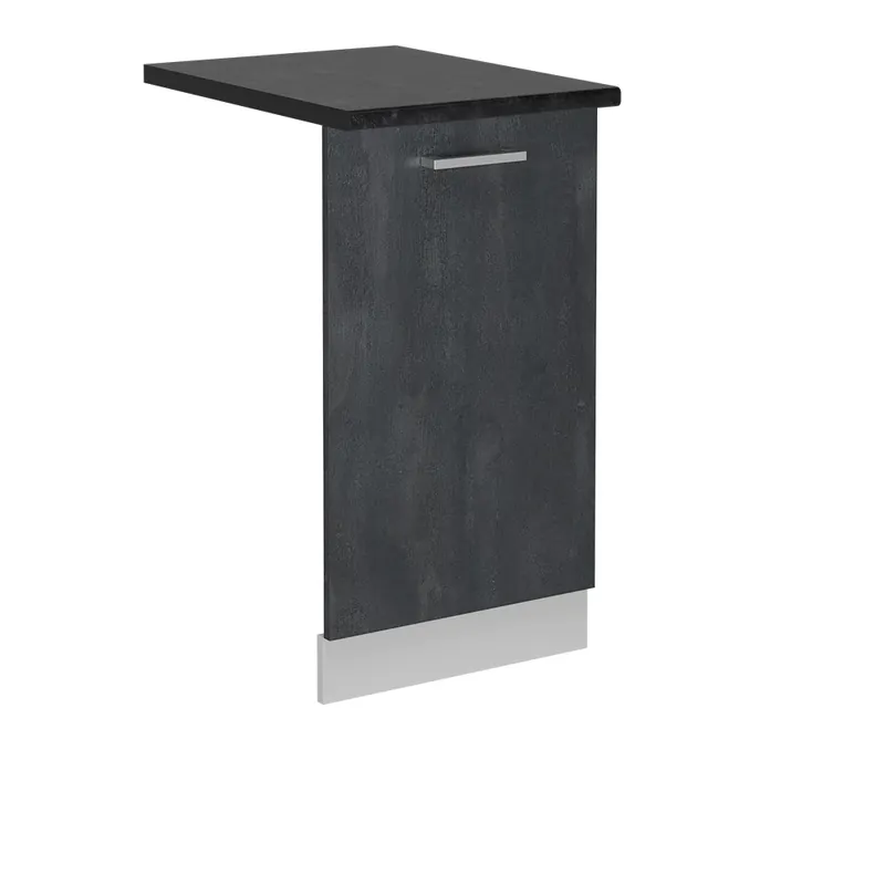 Ověřený Čelní panel myčky R-Line Černý beton 45 cm , PD Antracit Vicco