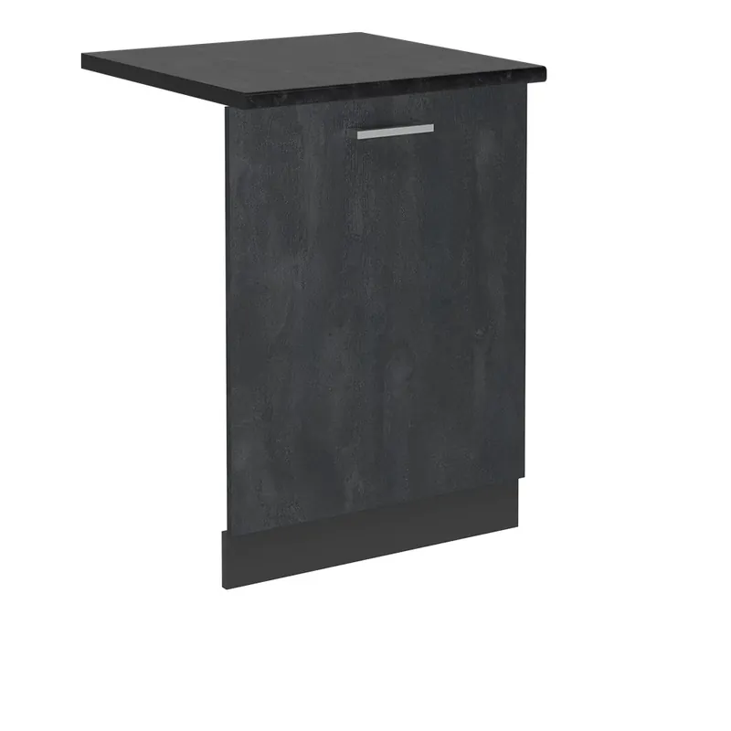 Jen Po Omezenou Doba Čelní panel myčky R-Line Černý beton 60 cm , PD Antracit Vicco