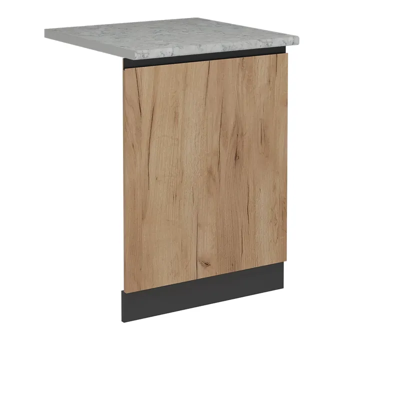 Čelní panel myčky R-Line Zlatý mocný dub 60 cm s pracovní deskou Vicco Ihned K Objednání