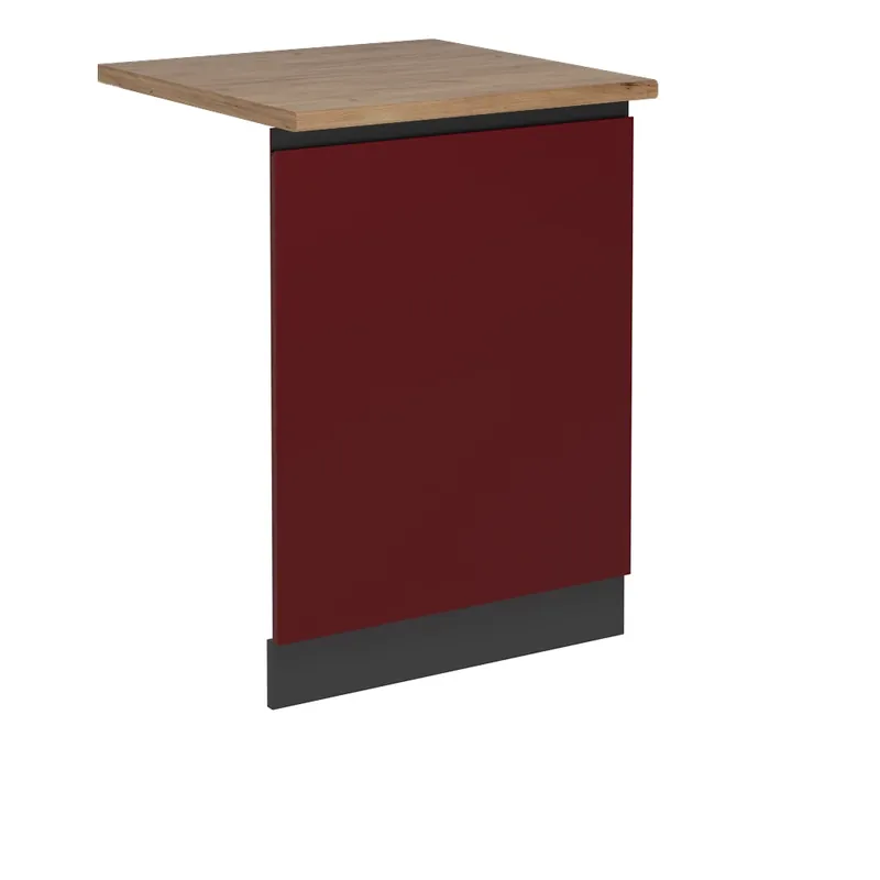 Vysoce Kvalitní Čelní panel myčky R-Line Červená 60 cm , PD Dub Vicco