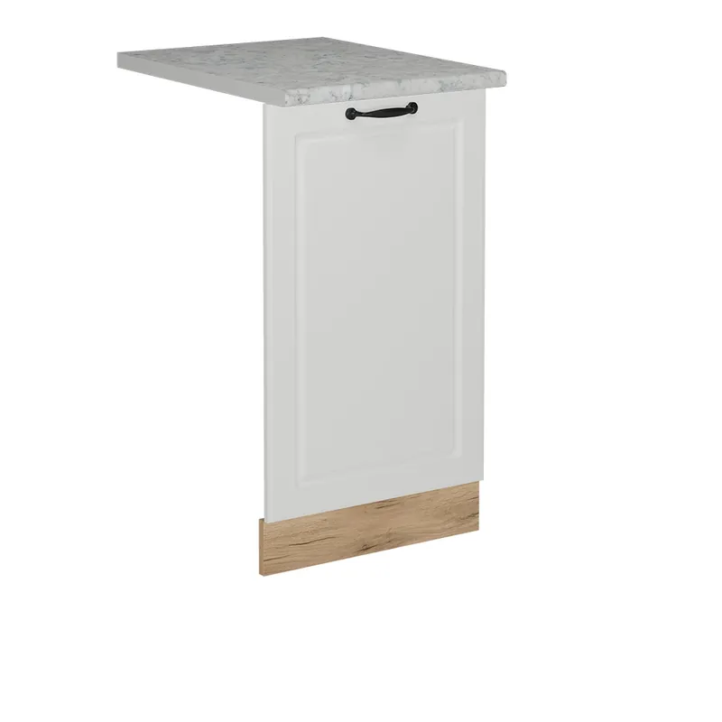 Sezónní Sleva Čelní panel myčky R-Line Bílý venkovský dům 45 cm s pracovní deskou Vicco