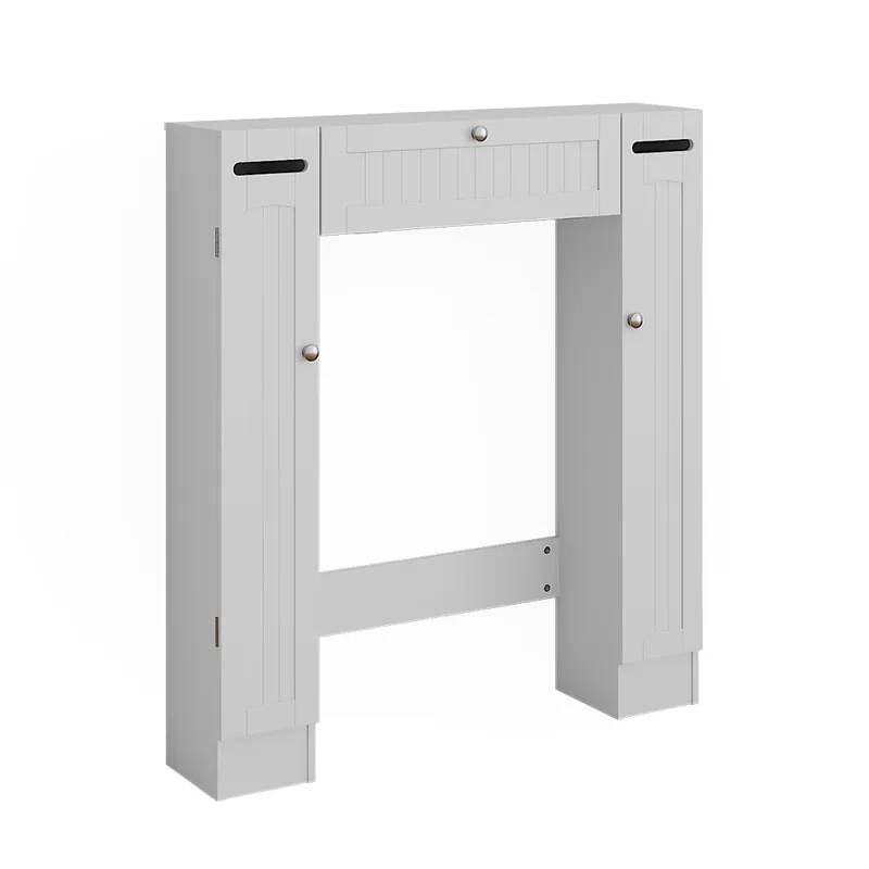 Nová Kolekce Toaletní skříňka Bianco Bílá 89 x 99 cm Zásobník na toaletní papír vlevo a vpravo Vicco