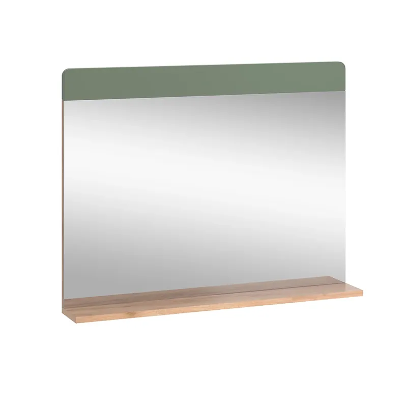 Hit Sezóny Koupelnové zrcadlo Izan Zelený/zlatý dub 80.1 x 62 cm s Aböage Vicco