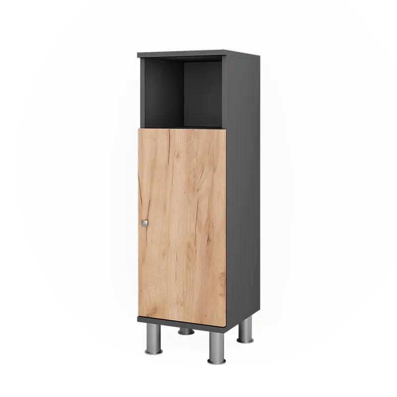 Nejlepší Volba Midi skříňka Fynn Antracit/zlatý dub 30 x 95 cm Vicco
