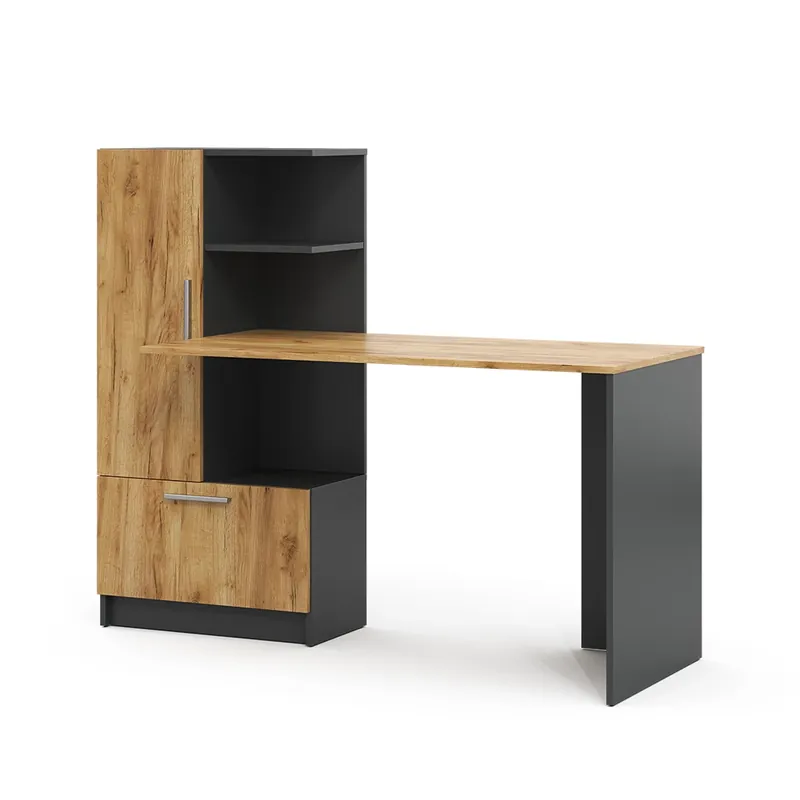 Objednat Nyní Pracovní stůl Tomy Antracit/zlatý dub 150 x 59 cm Vicco