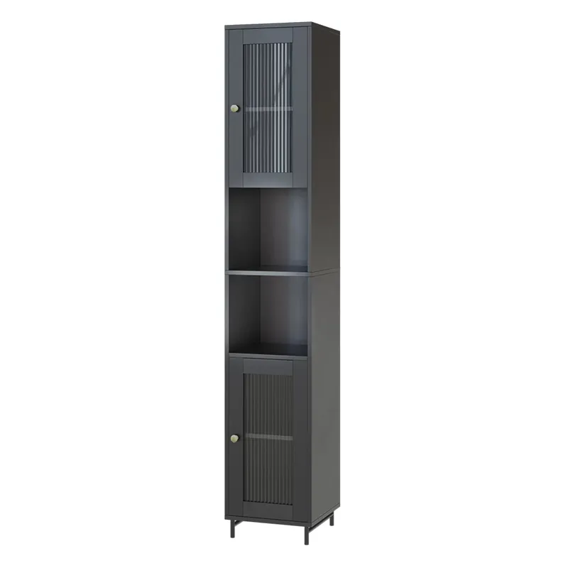 Akce Koupelnová skříňka Malte Šedá 30 x 171.5 cm Vicco