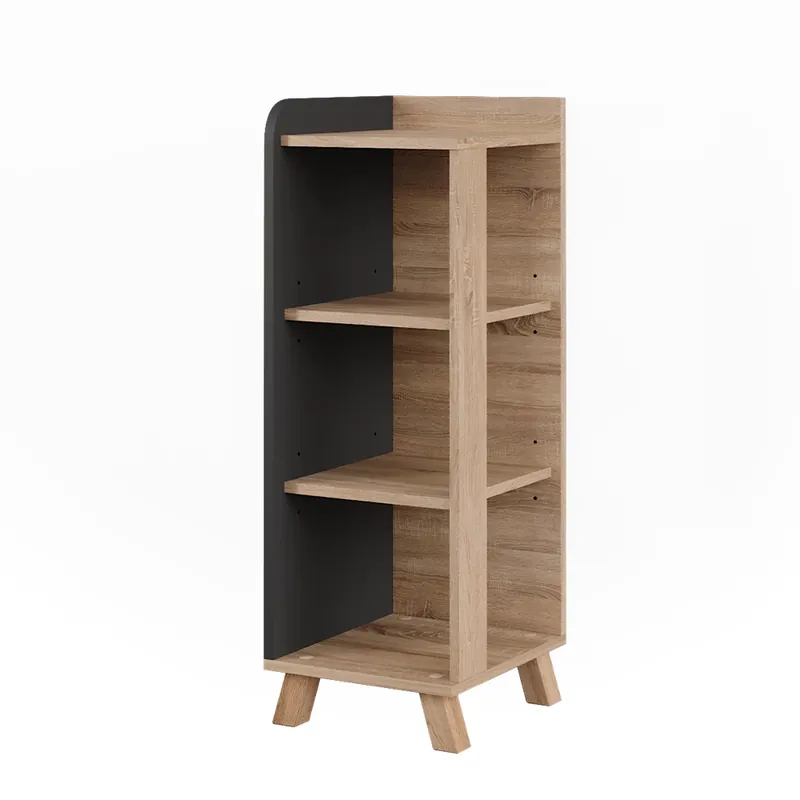 Midi skříňka Karen Sonoma/antracit 30 x 90 cm se 4 policemi Vicco Speciální Cena
