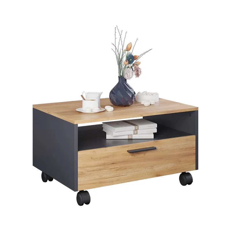 Konferenční stolek Bibo Antracit/zlatý dub 70 x 52.4 cm Vicco Sezónní Sleva