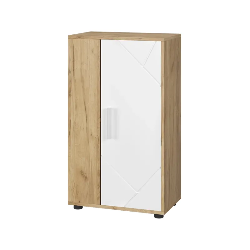 Komoda Berno Zlatá síla dub/bílá 50.1 x 87.3 cm se 2 přihrádkami Vicco Vysoce Kvalitní