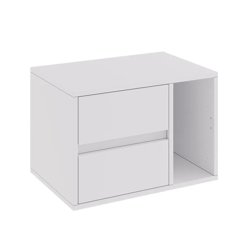 Noční stolek Vimogo Bílá 50 x 34 cm se 2 zásuvkami Vicco Ověřený