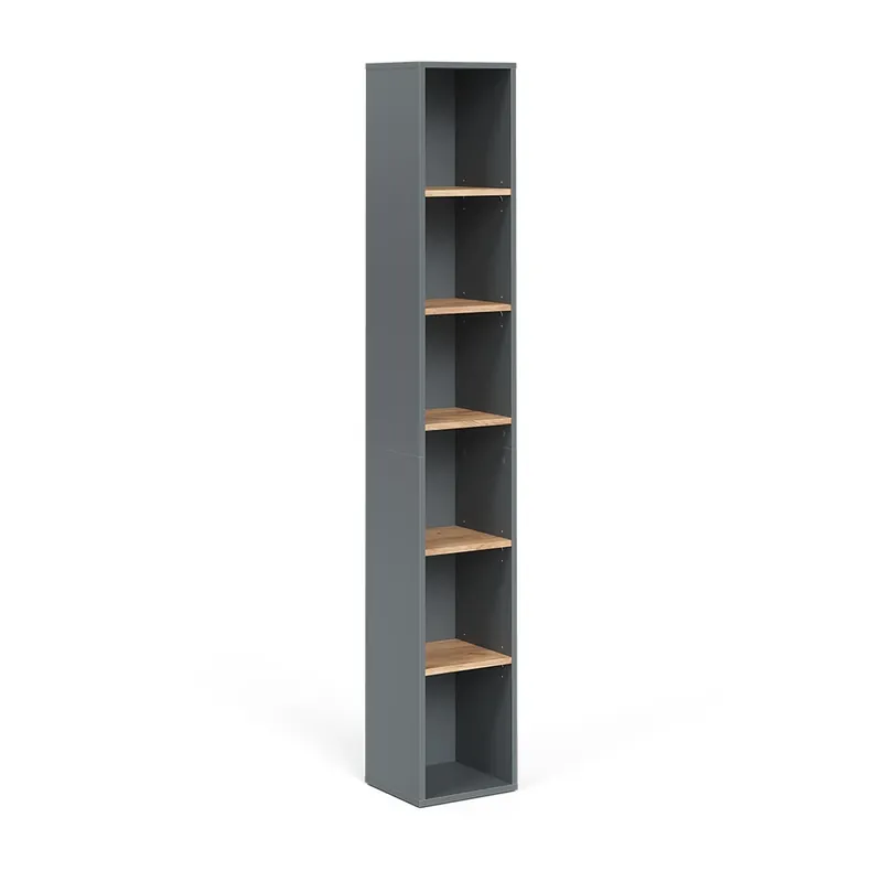Vysoká skříňka Viktor Antracit/zlatý dub 30 x 188.6 cm Vicco Speciální Cena