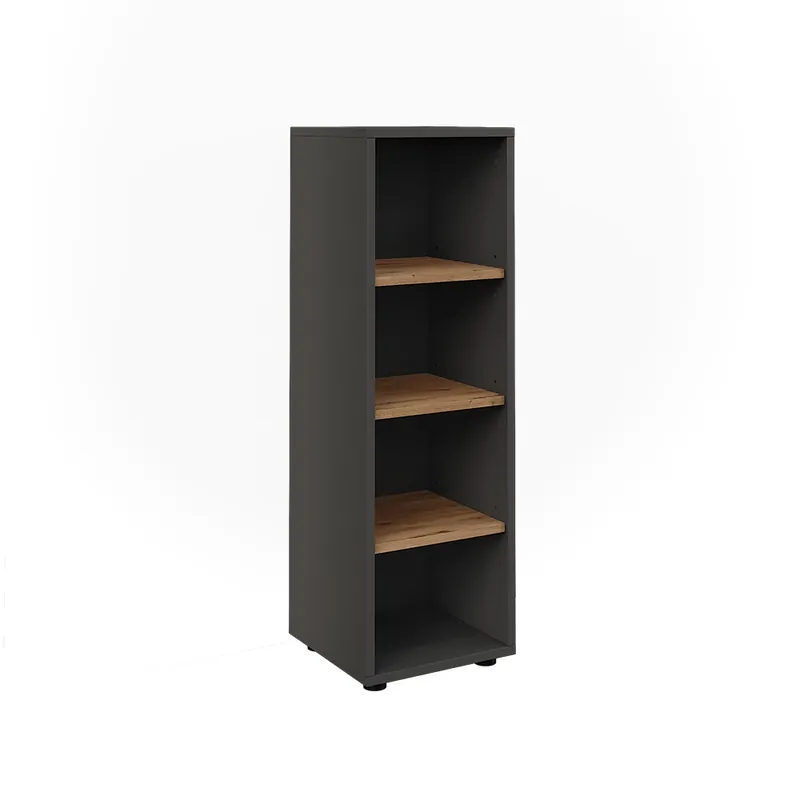 Cenově Výhodný Midi skříňka Irma Antracit/Artisan 30 x 95 cm 4 úložné přihrádky Vicco