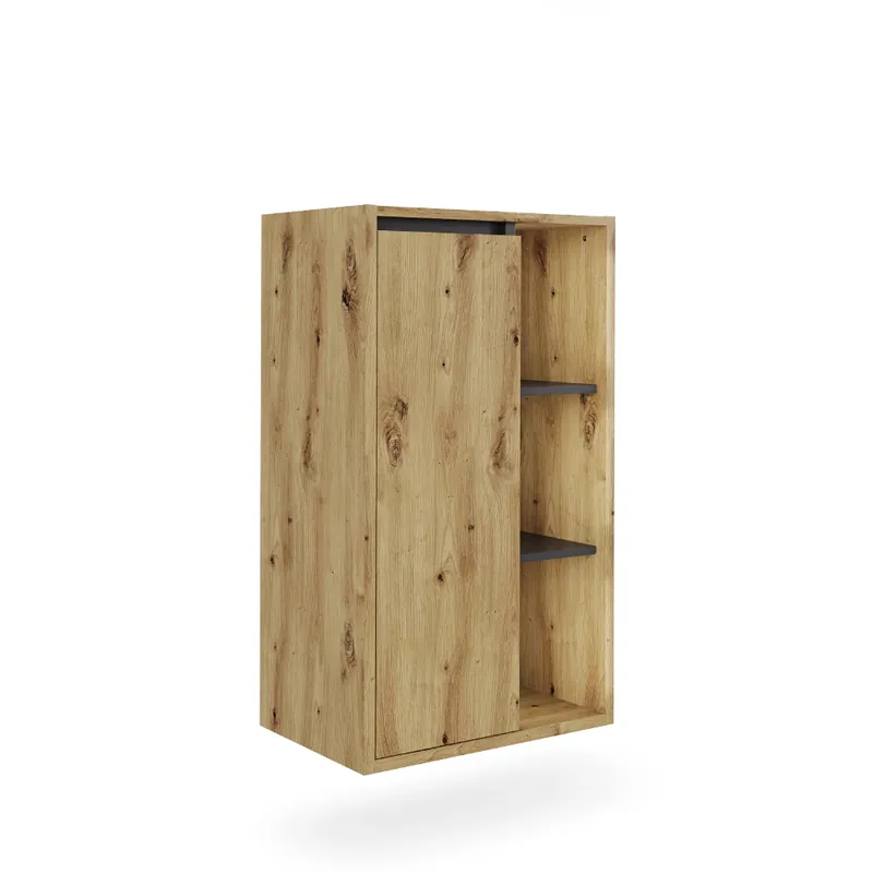 Midi skříňka Viola Artisan/šedá 50 x 86 cm s otevřenými policemi Vicco Sezónní Sleva