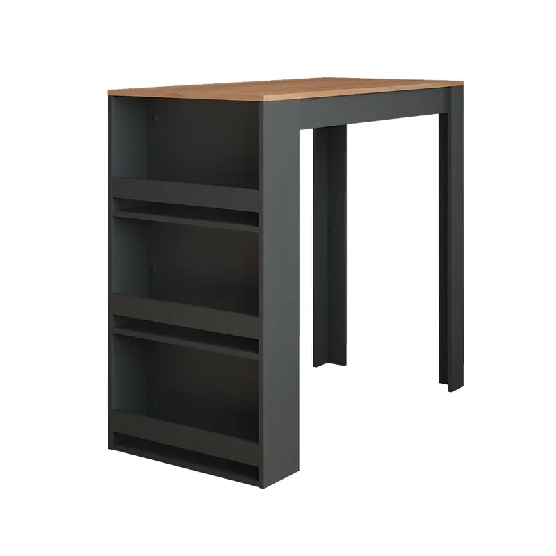 Barový stůl Repose Zlatý dub power/antracit 57 x 117 cm Vicco Odeslání Ihned