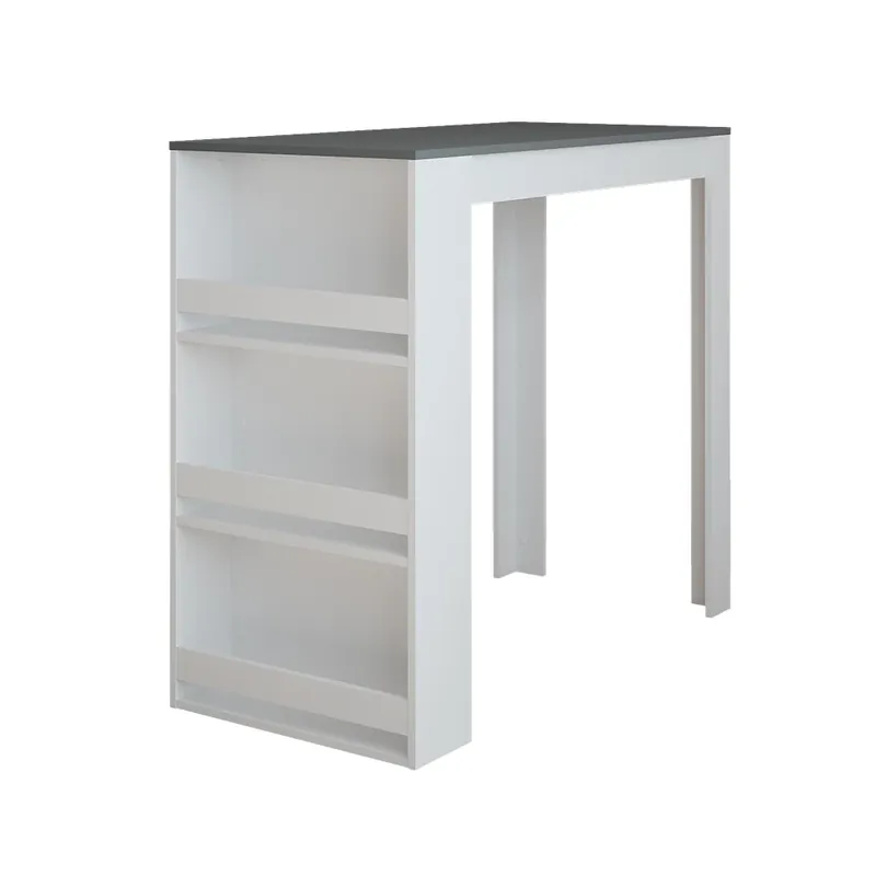 Barový stůl Repose Bílá/antracitová 57 x 117 cm Vicco Speciální Cena