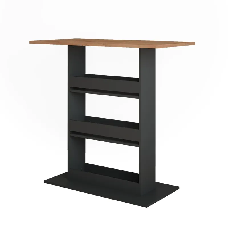Barový stůl Repose Zlatý dub power/antracit 110 x 55 cm Vicco Super Cena