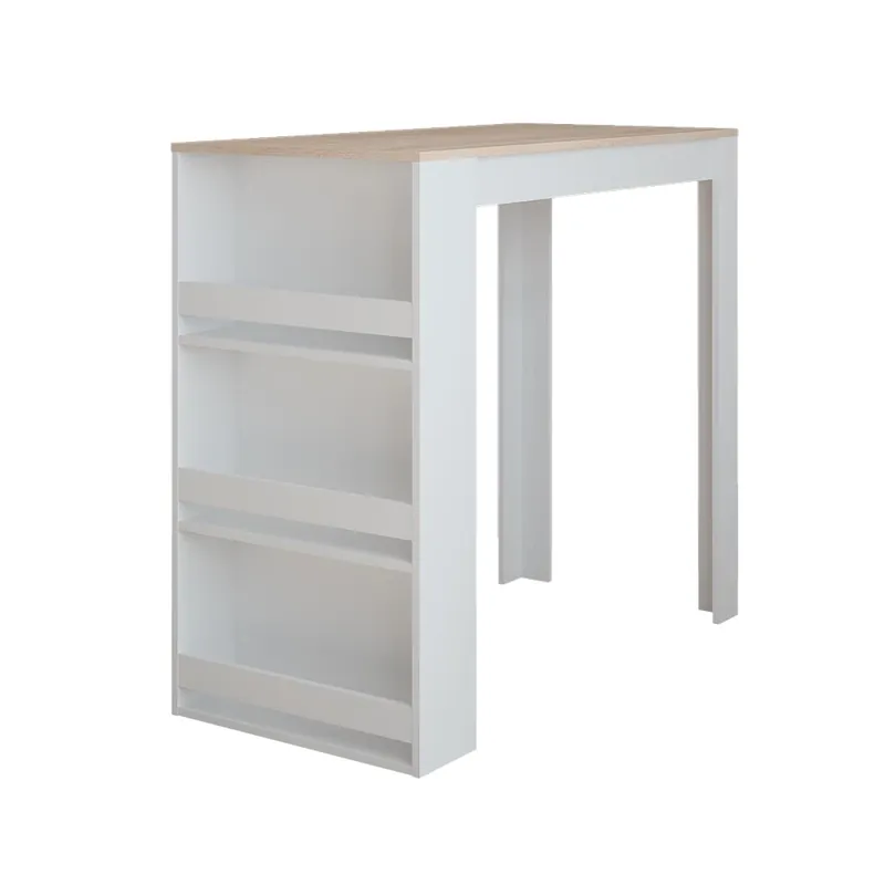 Výprodej Barový stůl Repose Bílá/Sonoma 57 x 117 cm Vicco