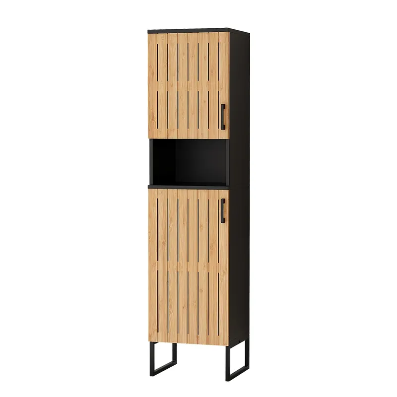 Hit Sezóny Koupelnová skříňka Vayra Bambus 35 x 145 cm Vicco
