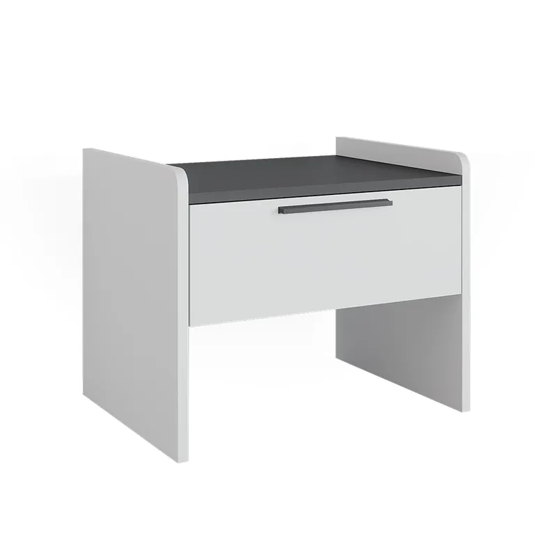 Lavice do jídelny Roman Bílá 53.5 x 41.1 cm s 1 zásuvkou Vicco Víkendová Akce