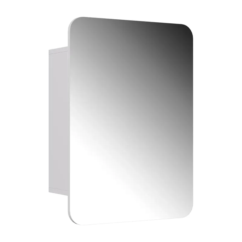 Nejlepší Volba Koupelnová zrcadlová skříňka Zino Bílá 70 x 50 cm s policemi Vicco