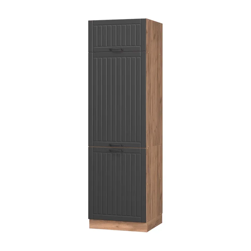 Rychlé Dodání Skříňka na lednici Fame-Line Tmavě šedá 60 cm Vicco