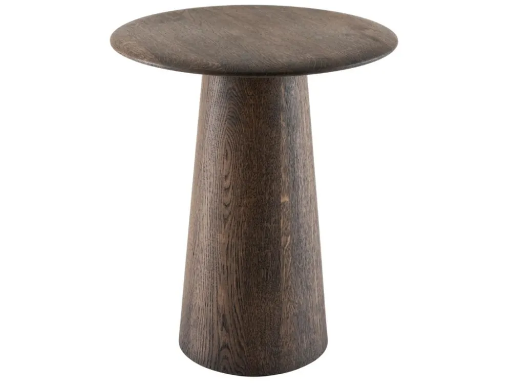 Tmavý dubový odkládací stolek Mushroom 40 cm Nejprodávanější