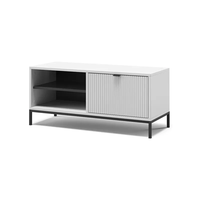 Botník s lavicí Eliza Bílá 100 x 45 cm se skládacími dveřmi Vicco Dokud Zásoby Vydrží