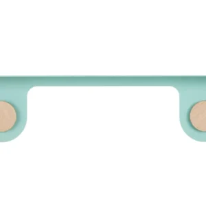 Jen Po Omezenou Doba Tyrkysová kovová nástěnná police Hook 13 x 50 cm
