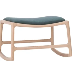 Zelená čalouněná podnožka Dedo 62 x 46 cm Koupit Online