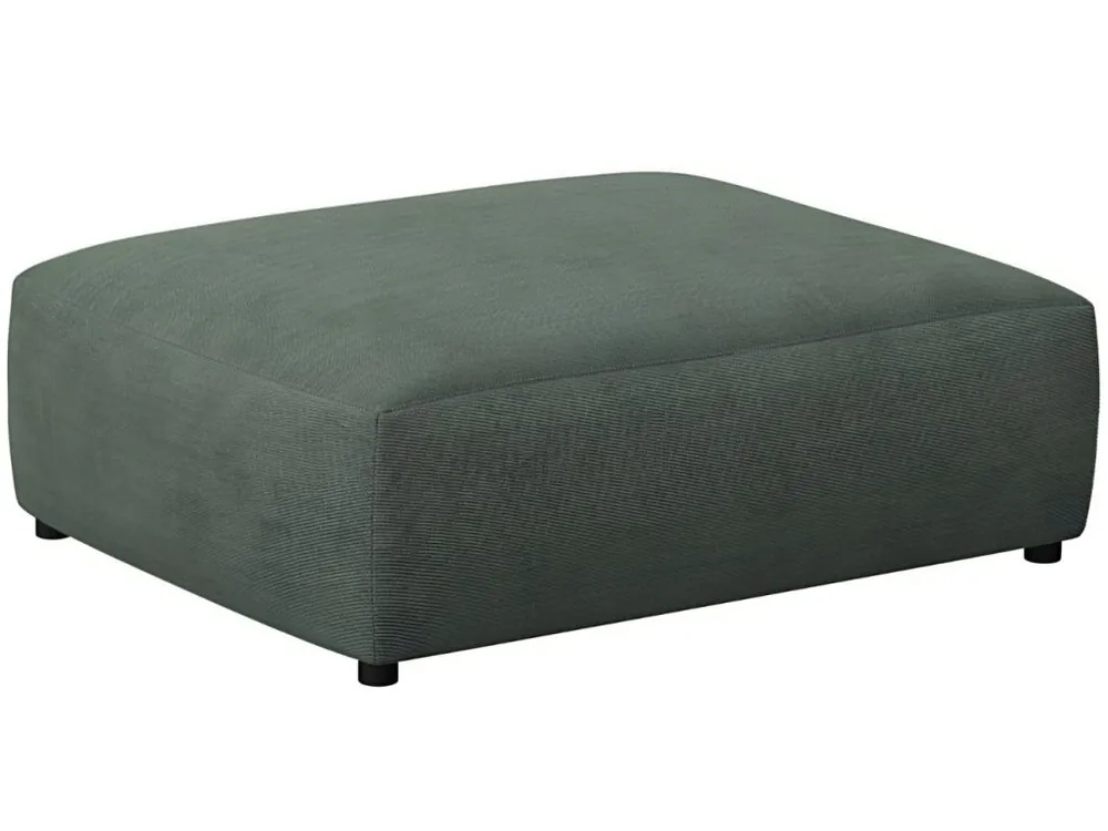 Vrácení Zdarma Zelená čalouněná podnožka FLEXLUX LUCERA 104 x 82 cm