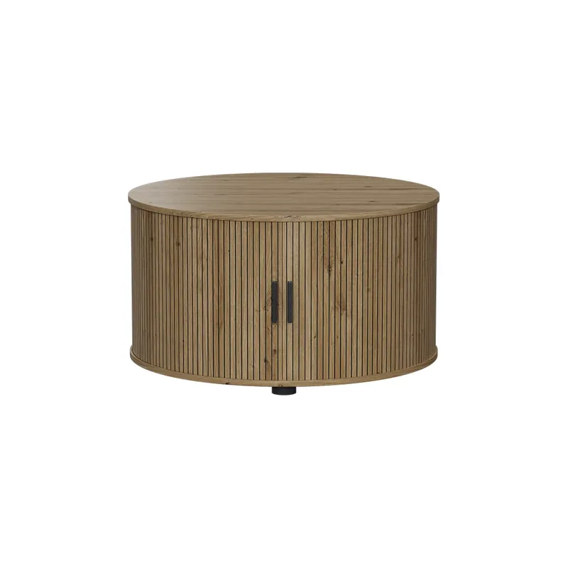 Vrácení Zdarma Konferenční stůl Selva Dub 80 x 80 cm s posuvnými dveřmi Vicco