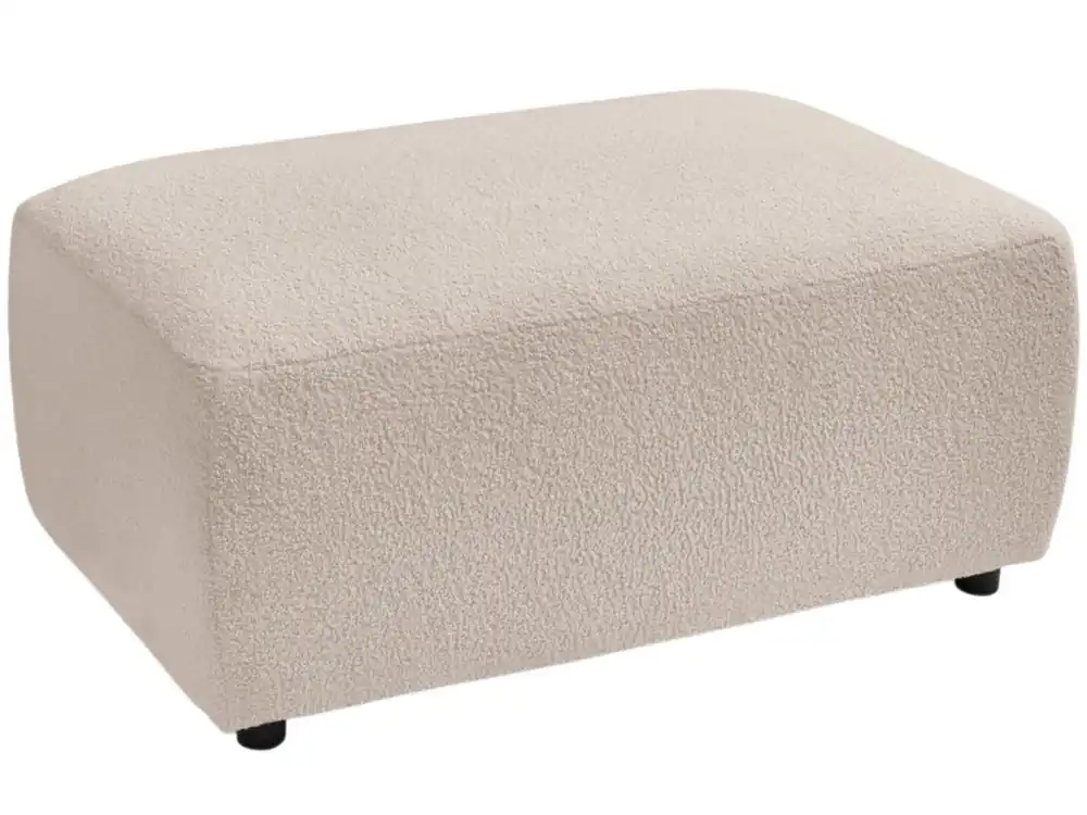 Must-Have Béžová bouclé podnožka Envy 100 x 70 cm