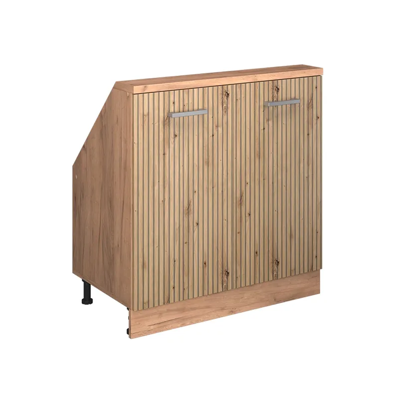 Koupit Online Šikmá skříň Rion Dub Artisan / dub Goldkraft se 2 dvířky Vicco