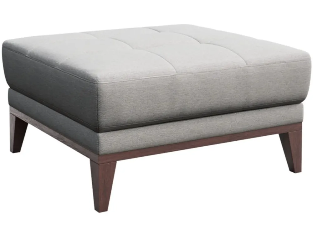 Vysoce Kvalitní Světle šedá látková podnožka MESONICA Musso Tufted