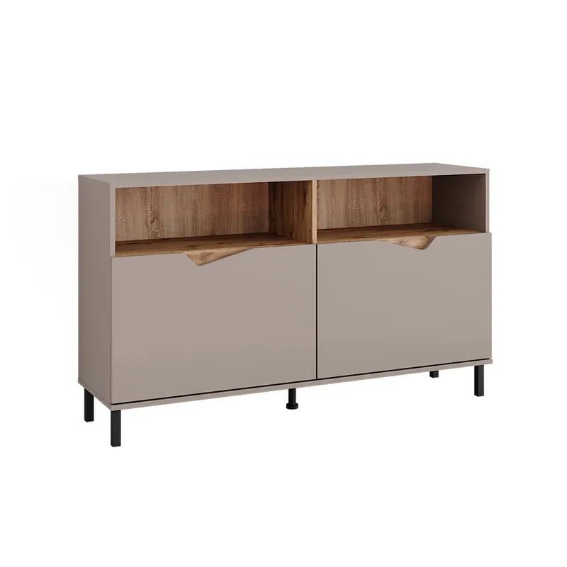 Super Cena Kredenc Marelle Béžový dub/Artisan 140 x 81.3 cm se 2 dveřmi Vicco