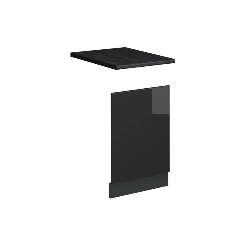 Přední panel Fame-Line Antracitový vysoký lesk 45 cm , PD Antracit Vicco Nová Kolekce