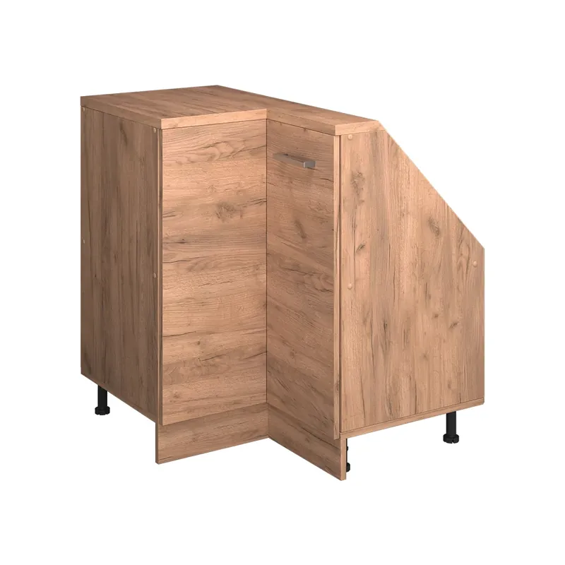Nová Kolekce Šikmá skříň Rohová skříňka Rion Zlatý mocný dub 75.6 x 81.6 cm s 1 dveřmi Vicco