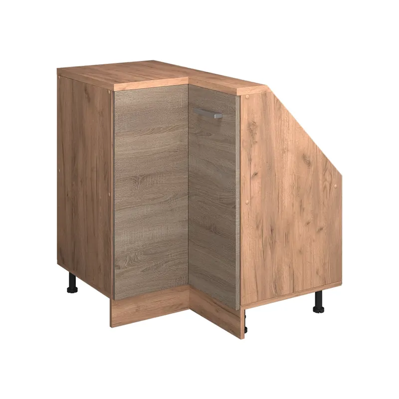 Šikmá skříň Rohová skříňka Rion Dub Sonoma/Goldkraft 75.6 x 81.6 cm s 1 dveřmi Vicco Expresní Doručení