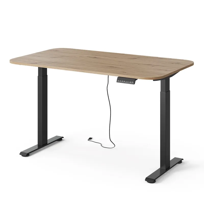 Psací stůl Elevate Černá/Řemeslná 140 x 80 cm 2 motory Vicco Ověřený