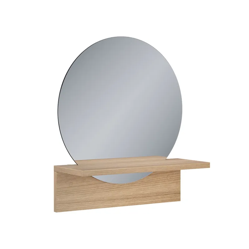 Omezená Nabídka Koupelnové zrcadlo Elyra Zlatý mocný dub 40 x 47.5 cm s policí Vicco