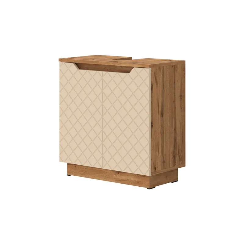 Základní skříňka pod umyvadlo Lotta Dub/kašmír se strukturou dlaždic 58.9 x 62.1 cm se 2 dveřmi Vicco Značkový