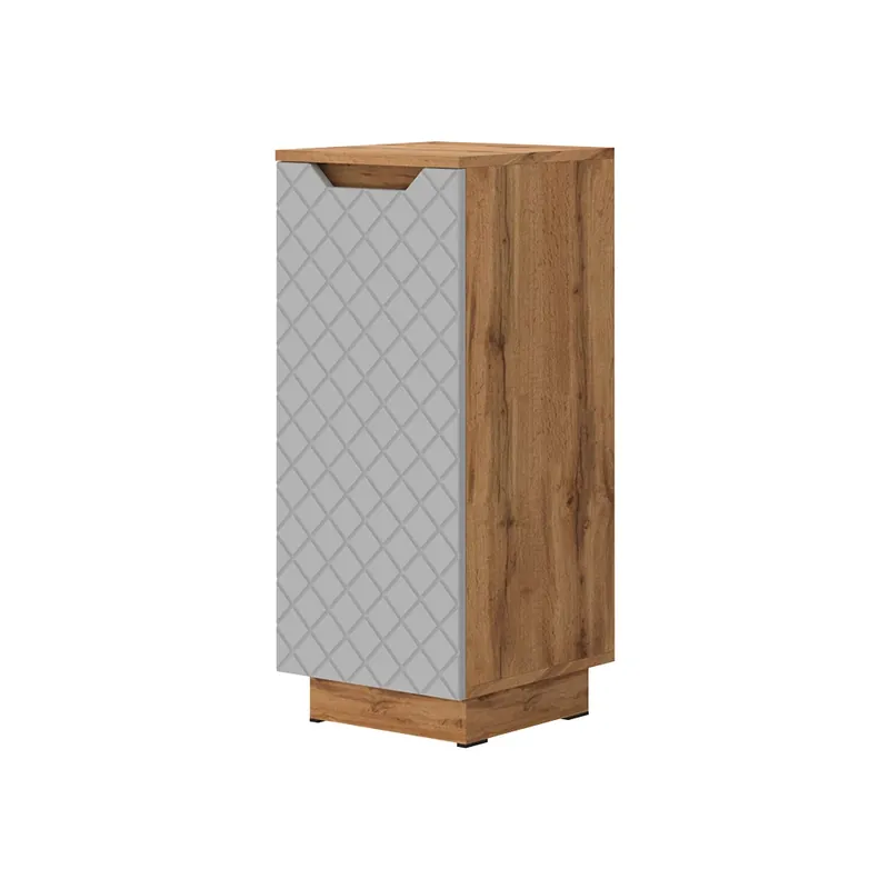 Střední skříňka Lotta Dub/šedá se strukturou dlaždic 33.4 x 81.9 cm Vicco Levný