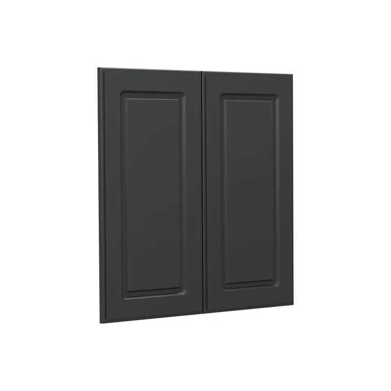 Kuchyňská dvířka R-Line Antracitový venkovský dům 59.2 x 59 cm nábytková čela pro závěsnou skříňku Vicco Časově Omezené