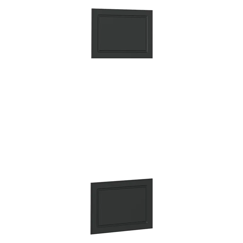 Kuchyňská dvířka R-Line Antracitový venkovský dům 59.6 x 76.6 cm nábytková čela pro skříň k vestavné mikrovlnné troubě Vicco Ověřený