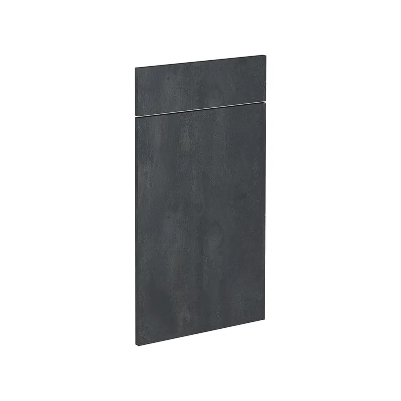 Zlevněný Kuchyňská dvířka R-Line Černý beton 39.6 x 70.8 cm nábytková čela pro spodní skříňku se zásuvkami Vicco