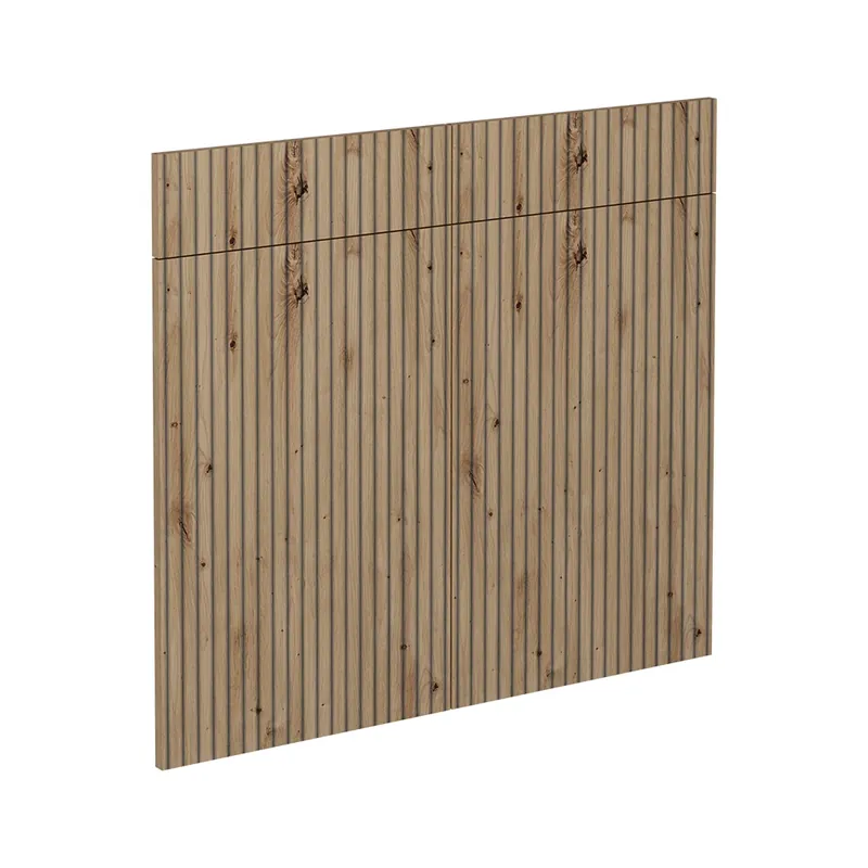 Kuchyňská dvířka R-Line Řemeslný dub 79.2 x 70.8 cm nábytková čela pro spodní skříňku se zásuvkami Vicco Časově Omezené